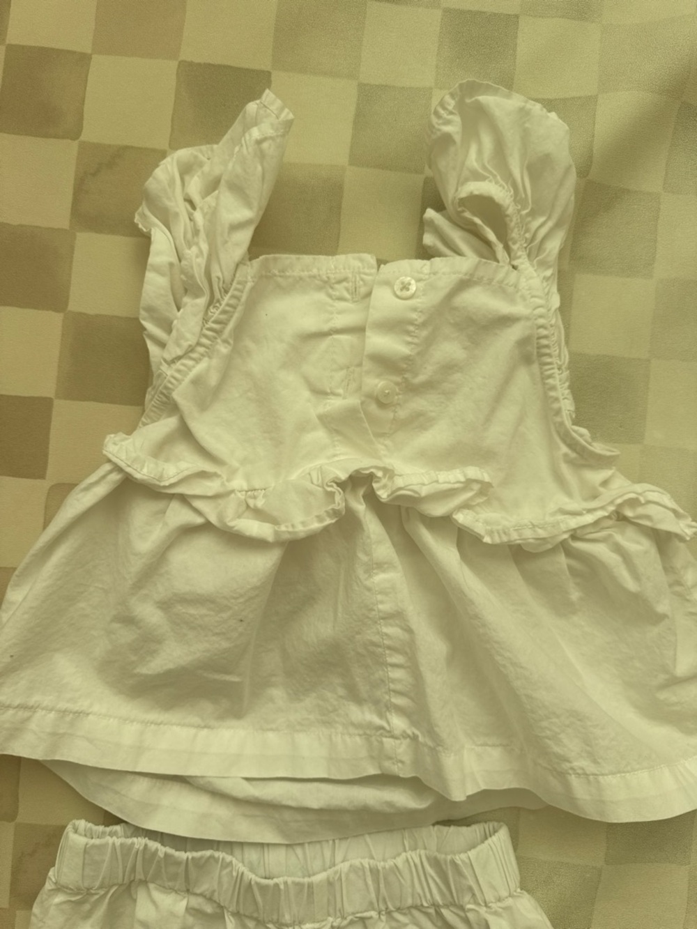 Zara set of 2 Pink and Ecru Toddler Matching Set - Picture 10 of 14